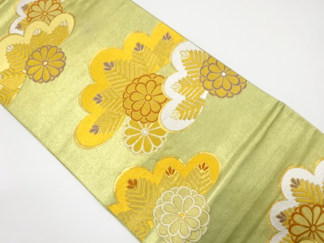 JAPANESE FUKURO OBI / WOVEN YOUNG PINE